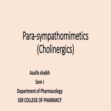 Para sympathomimetics