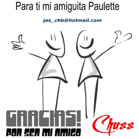 Para Ti Mi Amiguita Paulette