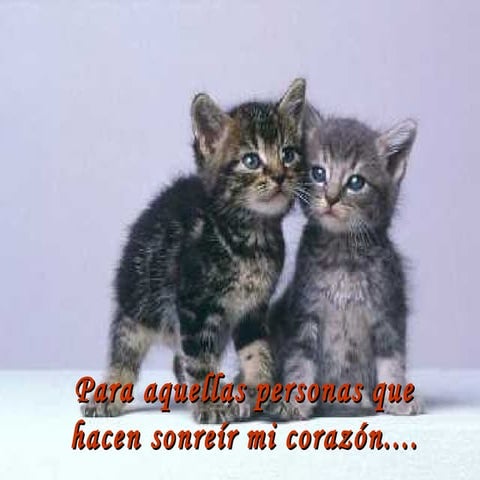 Para aquellas personas...