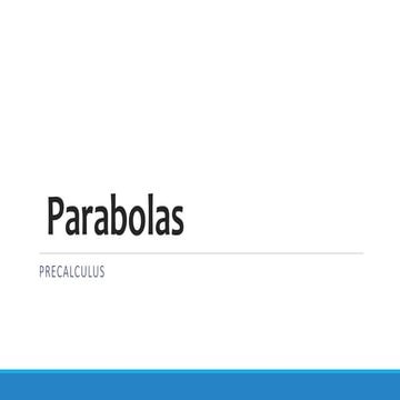 Parabolas