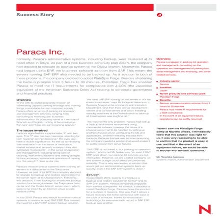 Paraca Inc.