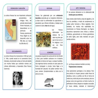 Paracas   triptico