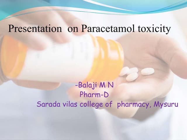 Paracetamol toxicity