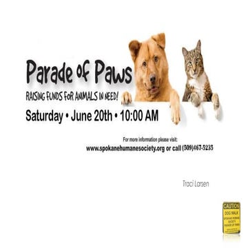 Parade of paws 2015 Traci Larsen