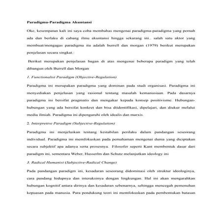 Paradigma akuntansi