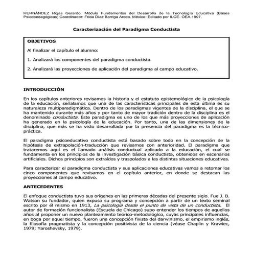 Paradigma conductista