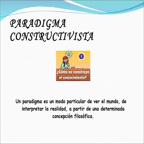 Paradigma constructivista