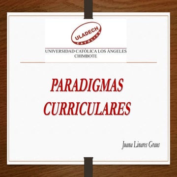 Paradigmas Curriculares