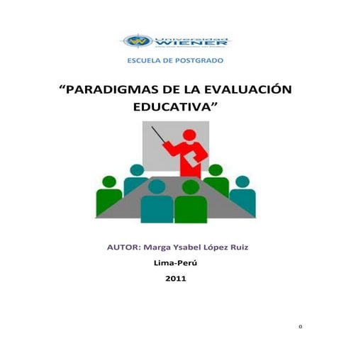 PARADIGMAS DE LA EVALUACIÓN EDUCATIVA