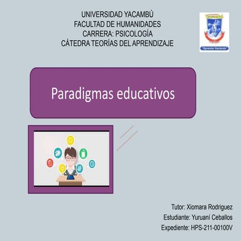 Paradigmas educativos