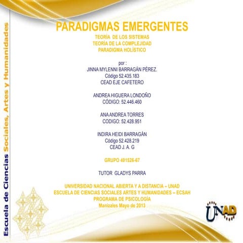 Paradigmas emergentes