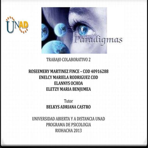 Paradigmas emergentes