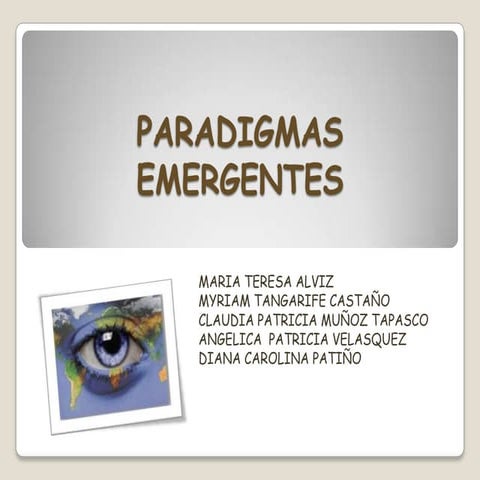 Paradigmas emergentes