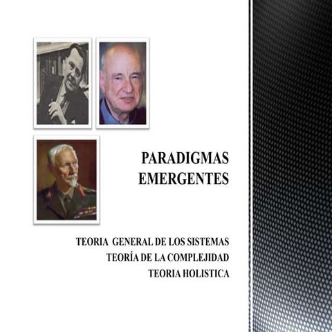 Paradigmas emergentes (1)
