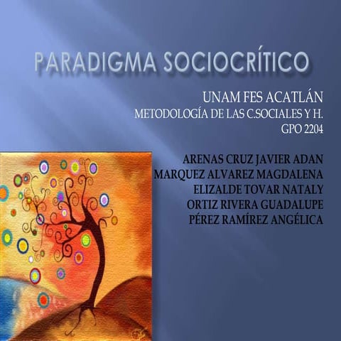 Paradigma sociocrítico
