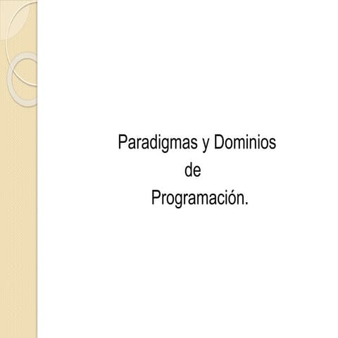 Paradigmas y dominios en java