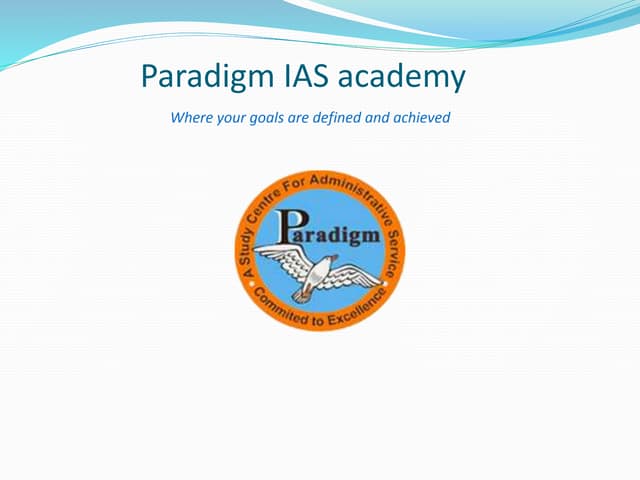 Paradigm ias academy