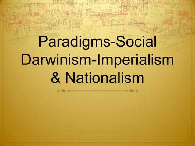 19th Century Paradigms