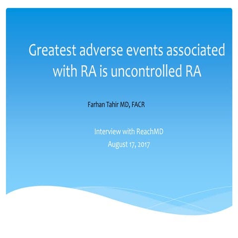 Paradigm Shift in RA Management