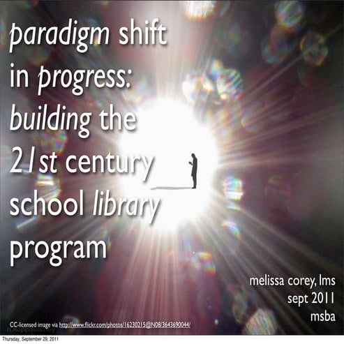 Paradigm Shift in Progress: Building the 21st Century Library Program