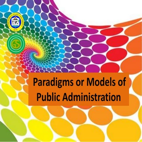 Paradigms or Models of Public Administration