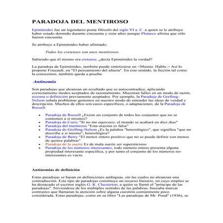 Paradoja del mentiroso