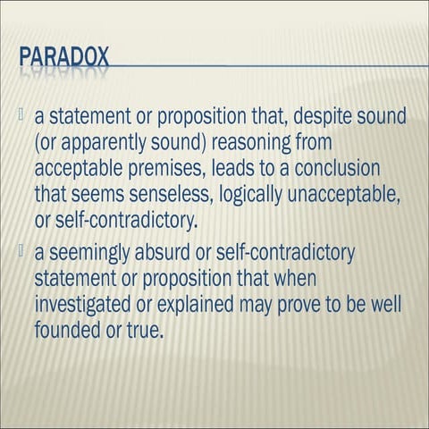 Paradox