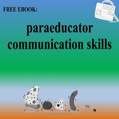Paraeducator communication skills pdf