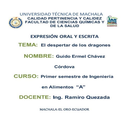 POYECTO DE AULA: EXPRESION ORAL Y ESCRITA