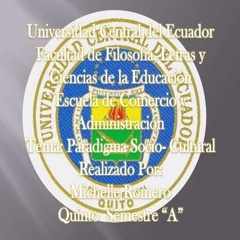 Paradigma sociocultural