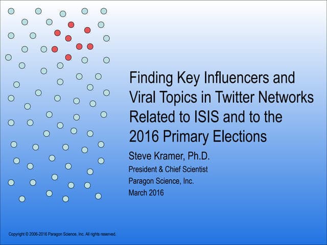 Finding Key Influencers and Viral T...