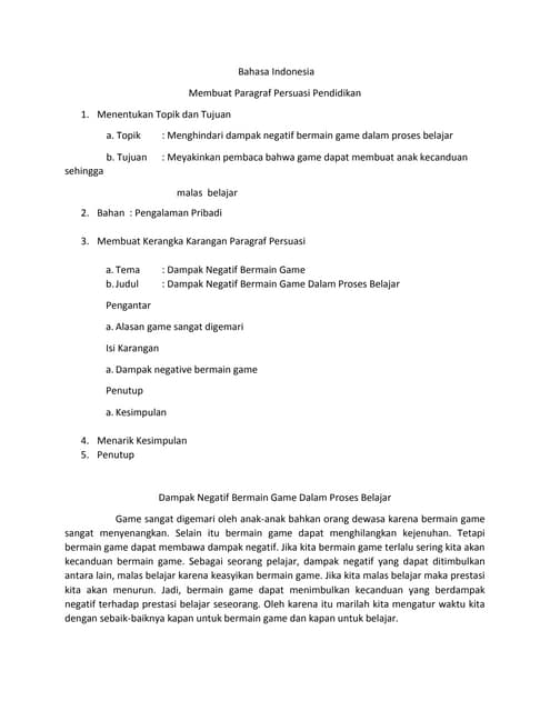 Tugas Bhs Indonesia Ttg Persuasi