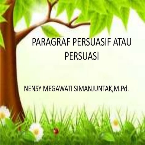 Paragraf persuasif atau persuasi | PPTX