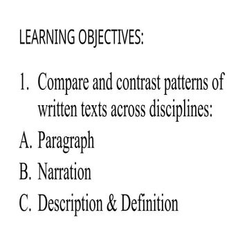Methods of paragraph development | PPTX