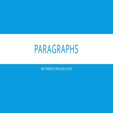 Paragraphs