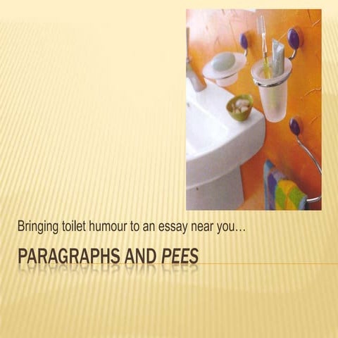 Paragraphs and pees