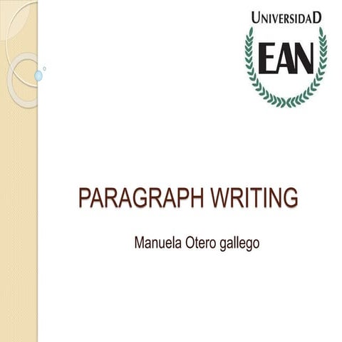 Paragraph writing
