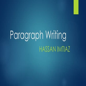 Paragraph Writing for functional English-speaking.pptx
