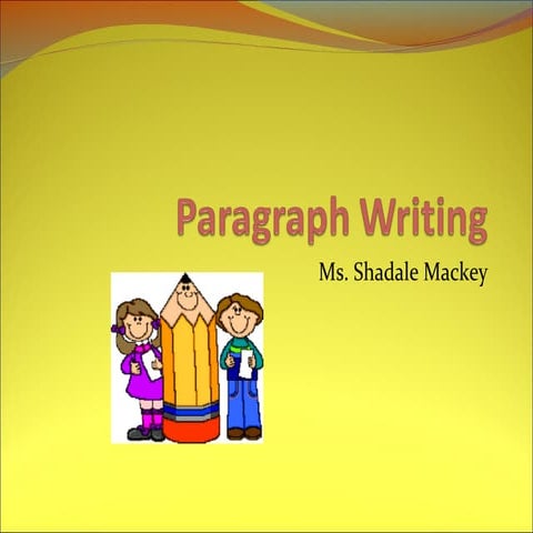Paragraph writing dale