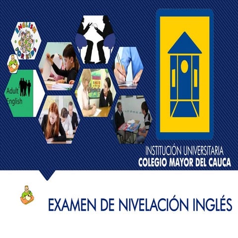 Proceso de Inscripción Examen de Nivelación de Inglés