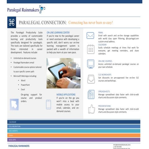 Paralegal Connection Plan