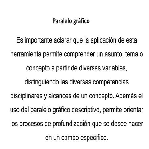 Paralelo gráfico