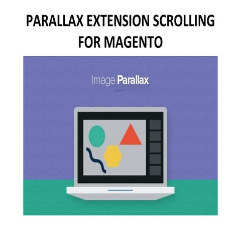 Parallax extension scrolling for magento