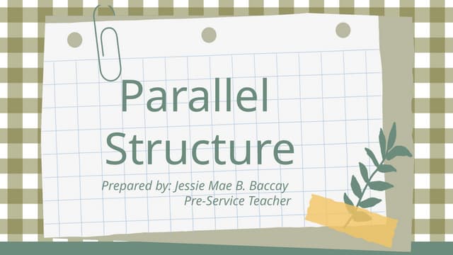 PARALLEL-AND-NON-PARALLEL-STRUCTURE.pptx
