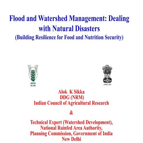 Flood and Watershed Management: Dealing with Natural Disasters