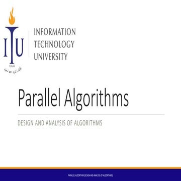 Parallel algorithms | PPT