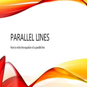 Parallel lines