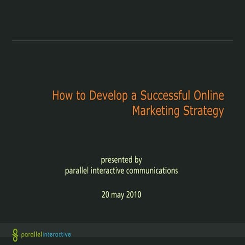 TechAmerica :: How to Develop an Effective Online Marketing Strategy