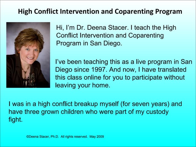 Coparenting-Parallel Parenting 