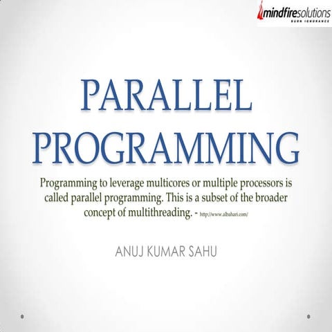 Parallel Programming | PPT